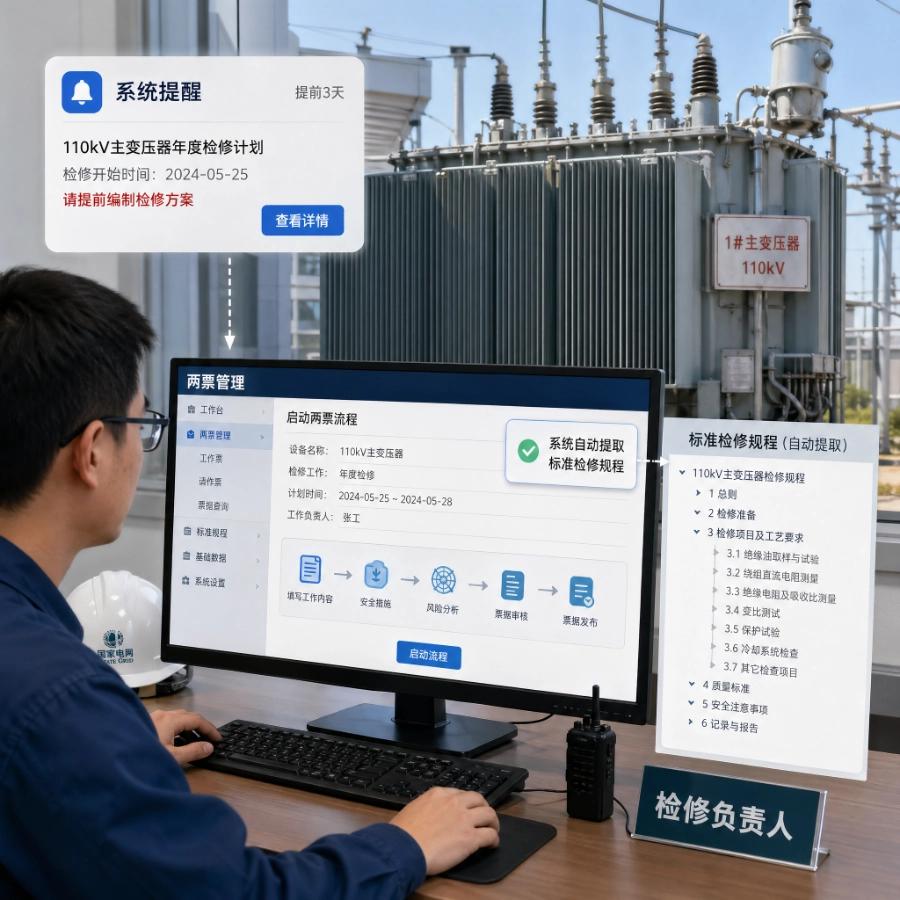 场景二:高压检修的安全防护屏障